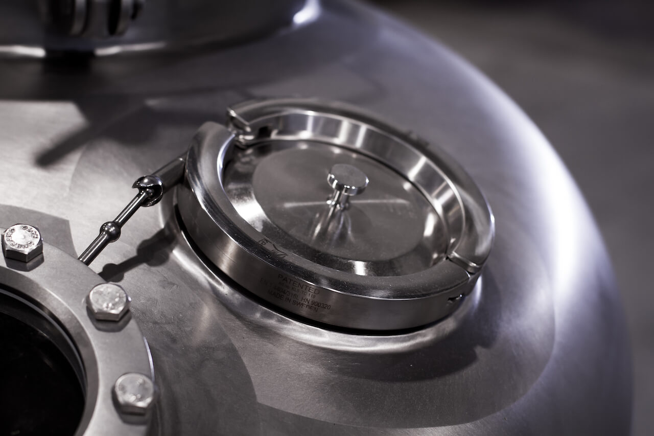 Stainless steel tank for food – surface finish